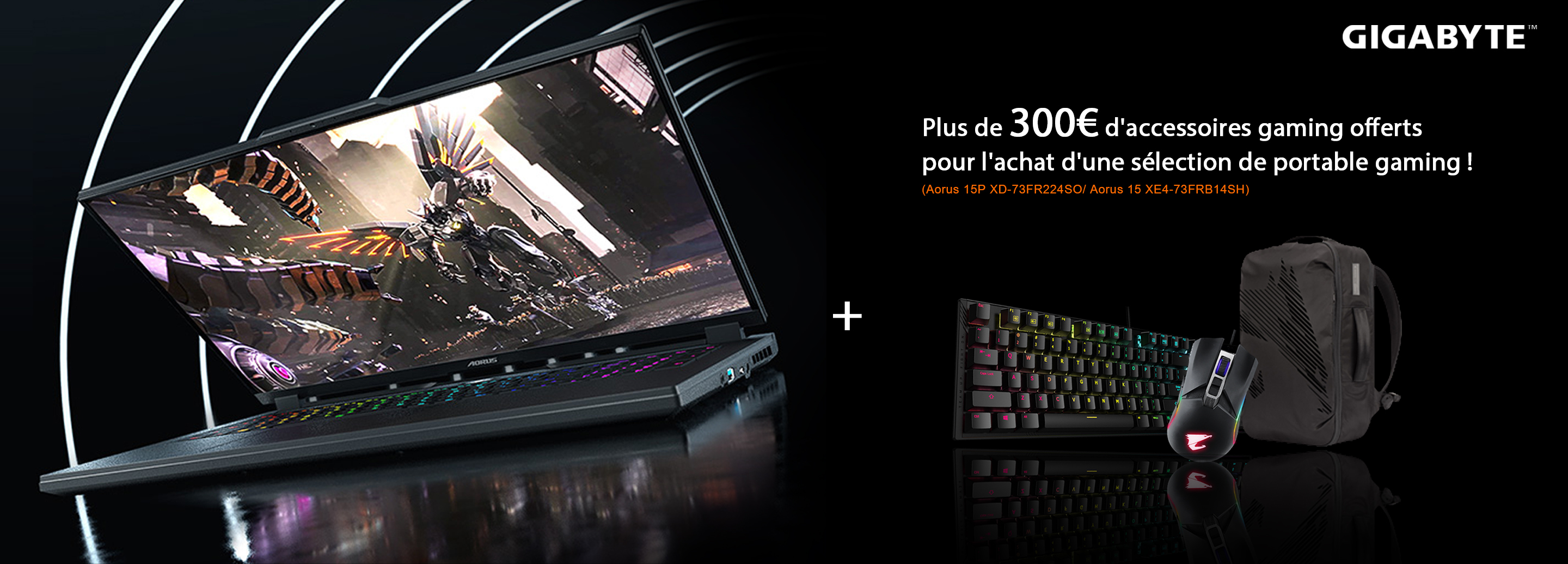 Gigabyte 300€ Accessoires Aorus 