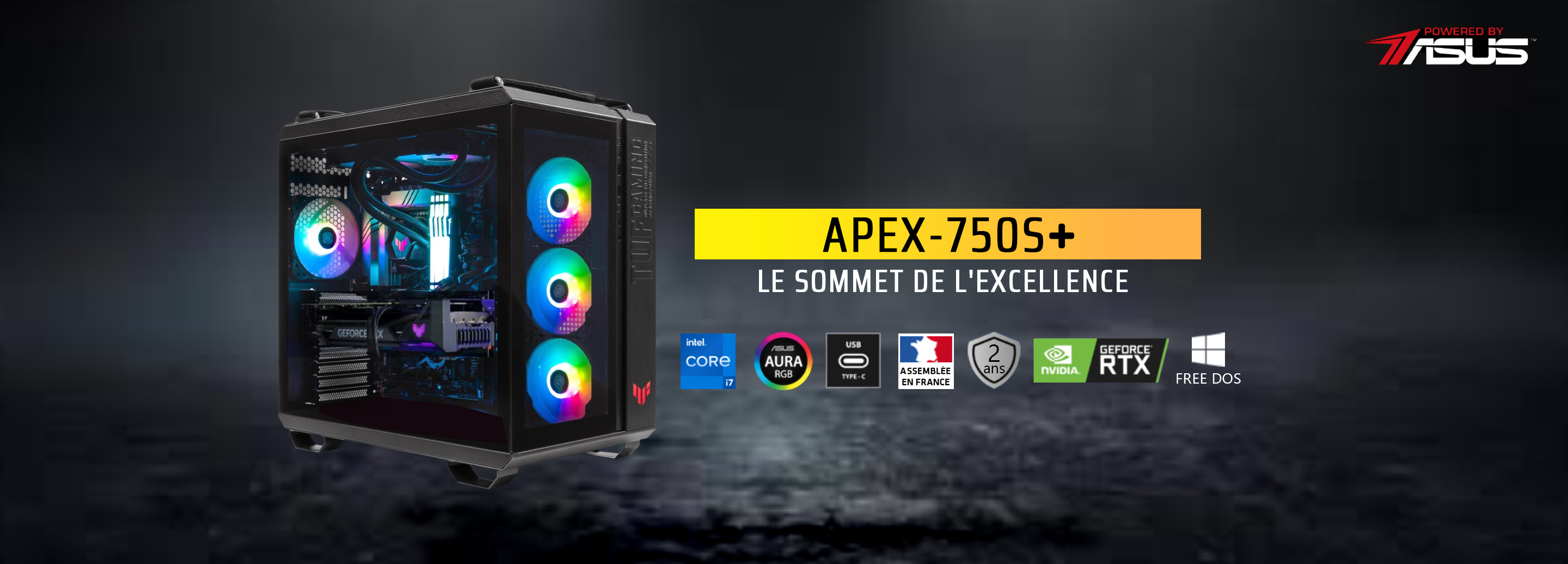 asialand pc de bureau APEX-750S+