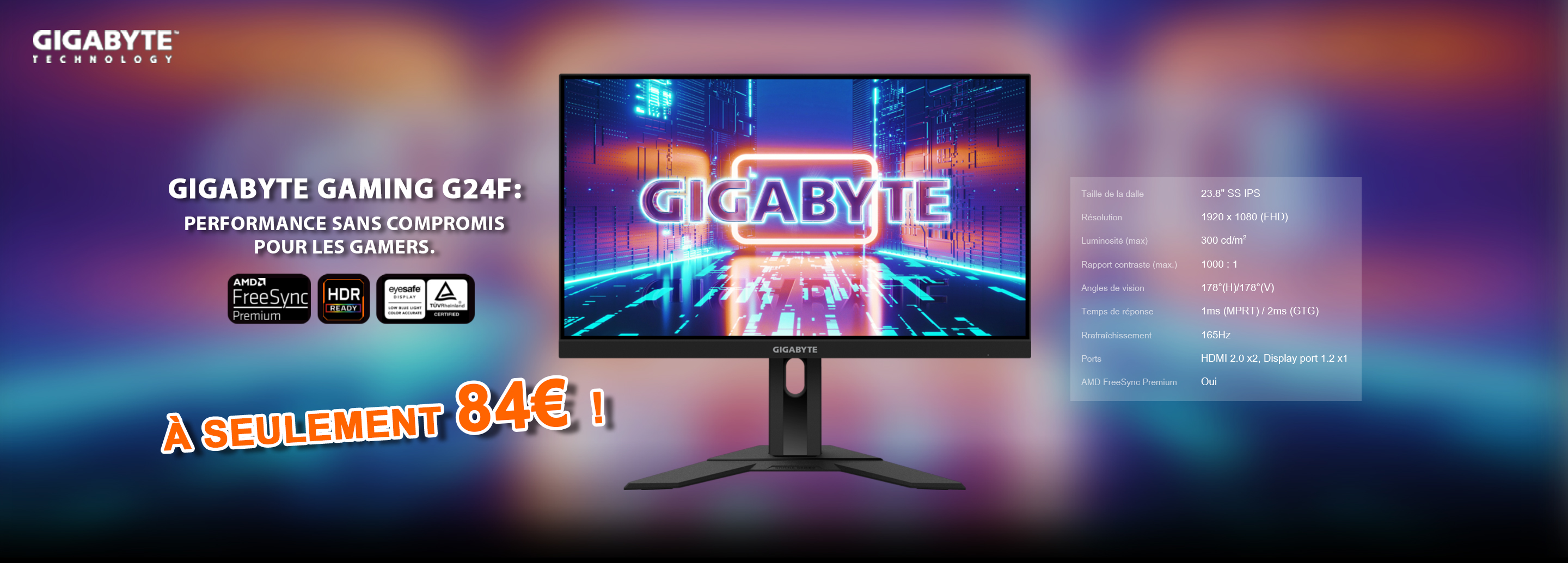 gigabyte LCD G24F