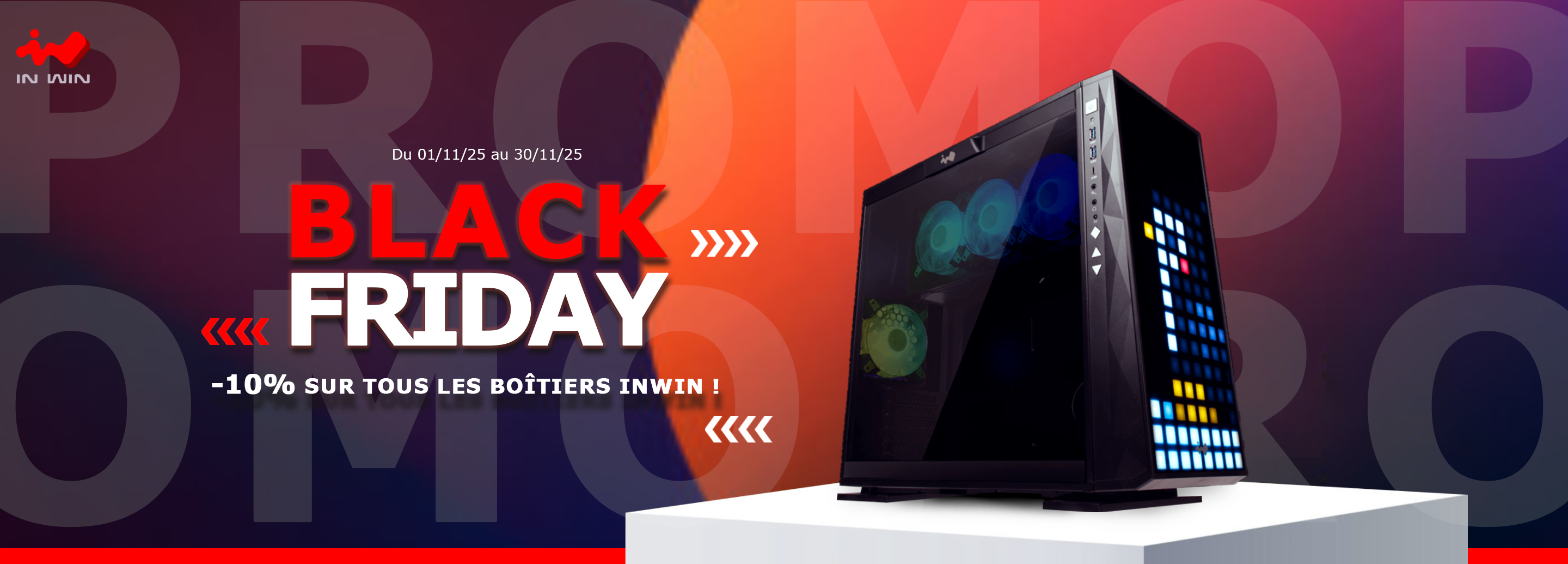 BLACK FRIDAY -10% INWIN