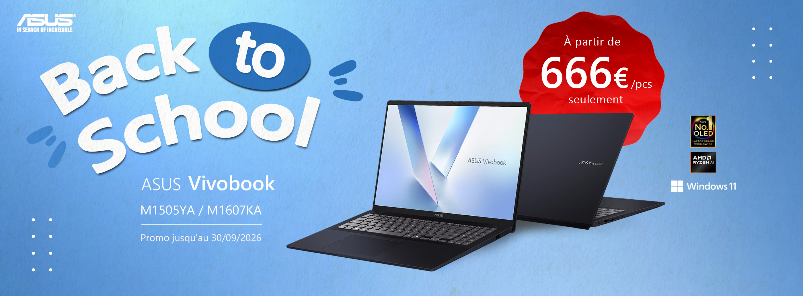 Back to school asus NB promo 