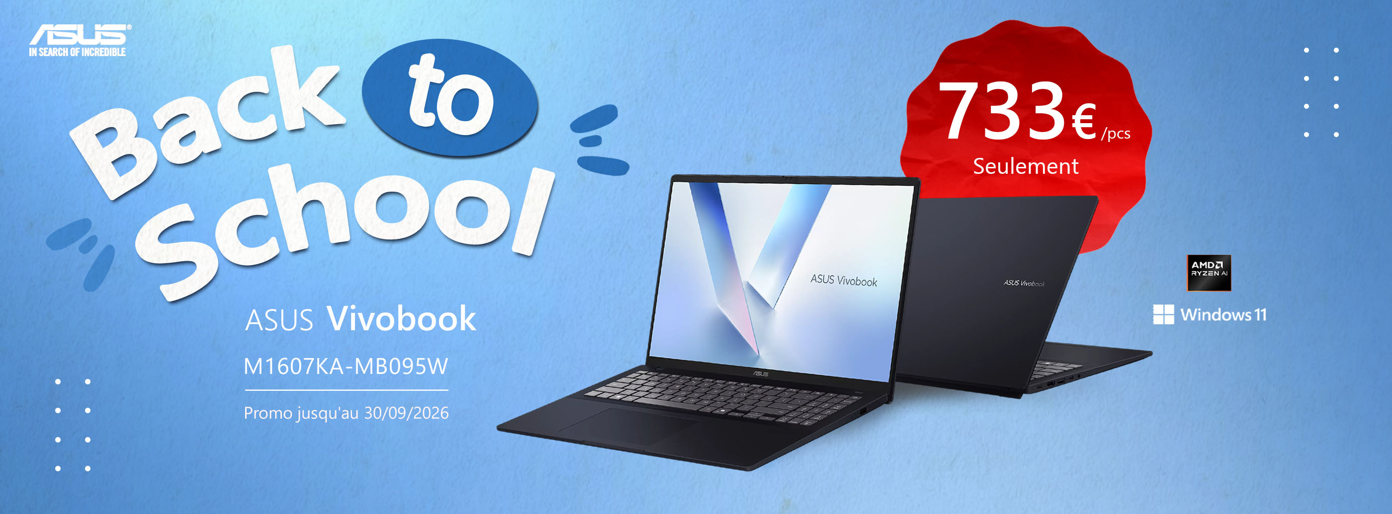 Back to school asus NB promo 